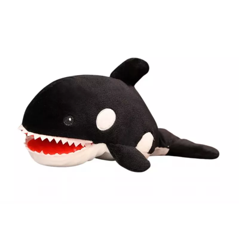 LEAN TOYS Plush Toy Orca Ocean Puppet 30 cm