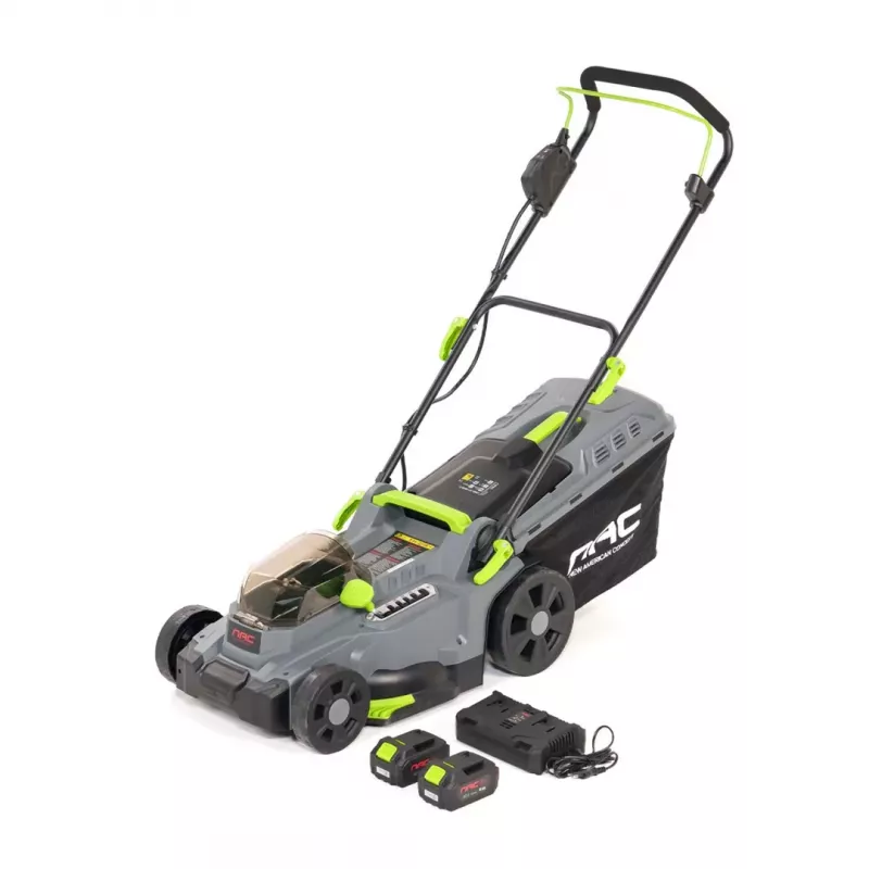 Akumuruniiduk NAC 2x20V 40V harjadeta 37cm lõikelaius 40L rohukast