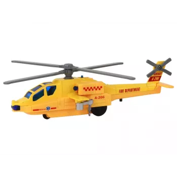 LEAN TOYS Alumiiniumist Päästekopter Mix Drive RC Helikopter 3-Kanal 2.4 GHz