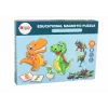 LEAN TOYS Hariv magnetpuzzle komplekt dinosaurustega