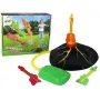 LEAN TOYS Volcano Launcher Rocket Dinosaurs Game At Home And Backyard