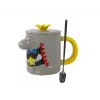 LEAN TOYS Hall Dinokujuline Infuuseriga Kruus 400 ml
