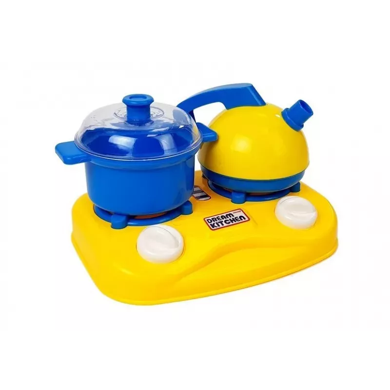 LEAN TOYS Plastnõude komplekt väikesele kokale - 18-osalised köögimänguasjad