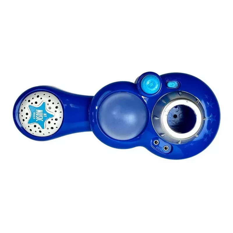 LEAN TOYS Mikrofoniga Karaokekomplekt Sinine Statiiv