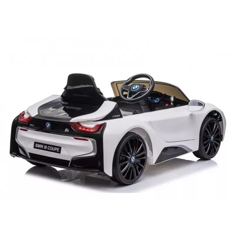 LEAN CARS Akutoitel Auto BMW i8 Coupe Valge
