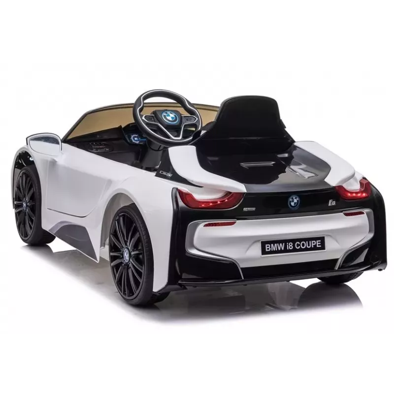 LEAN CARS Akutoitel Auto BMW i8 Coupe Valge