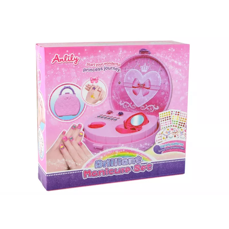 LEAN TOYS Beauty Set Suitcase With Accessories Rings Tattoos