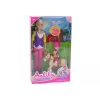 LEAN TOYS Anlily nukukomplekt lapse ja poniga, hobusefarm