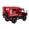 LEAN TOYS Off-Road Vehicle Fire Department Red Opening Doors Sounds Lights