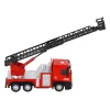 LEAN TOYS Red Fire Truck With Extendable Ladder Boom