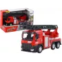 LEAN TOYS Red Fire Truck With Extendable Ladder Boom