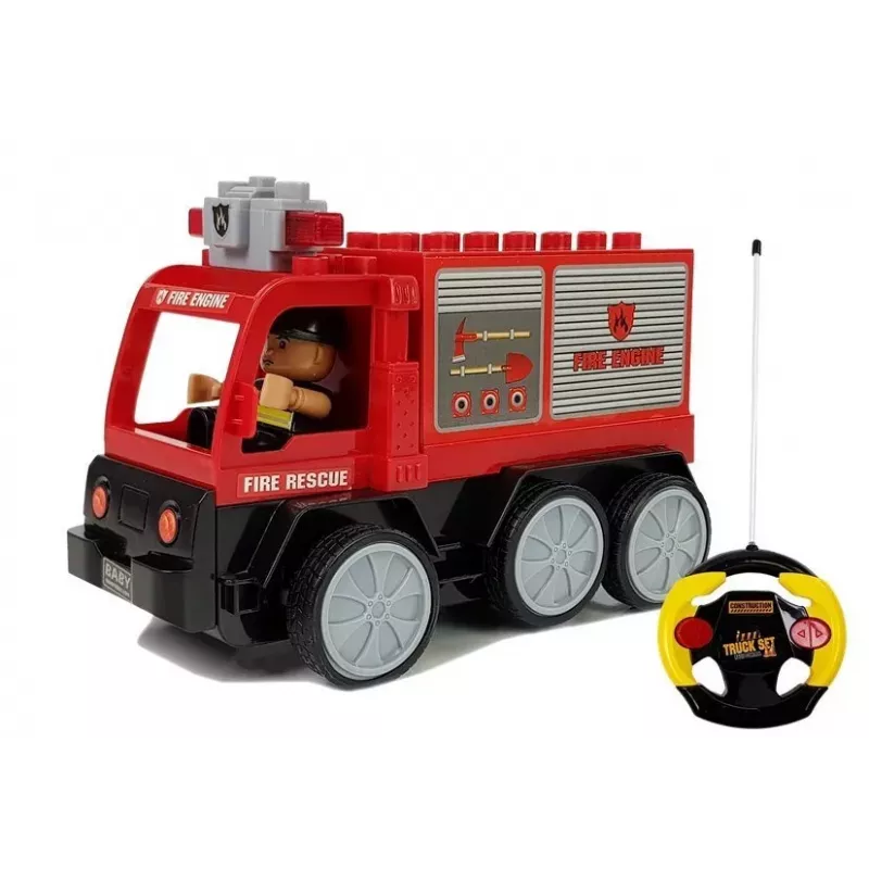 LEAN TOYS Kaugjuhitav Tuletõrjeauto R/C 1:16 Skaala 2.4 GHz