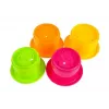 LEAN TOYS Duckie Bathing Set Cups - 3 virnastatavat tassi ja pritsiv part vannimänguasi