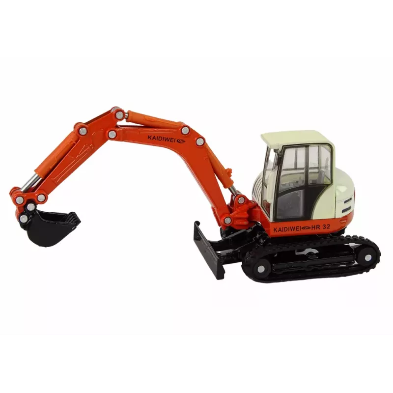 LEAN TOYS Metal Excavator with Big Arm 1:50 Die Cast Model