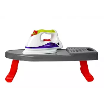 LEAN TOYS Iron on Batteries Board Stand with Hangers - Laste mängutriikimiskomplekt valgus- ja heliefektidega
