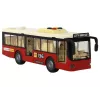 LEAN TOYS Battery Powered Bus with Lights and Sounds - Red City 1:16