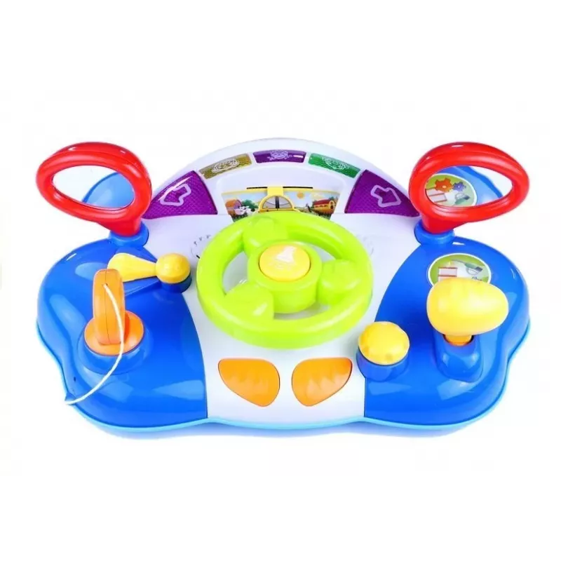 LEAN TOYS Interaktiivne rool lastele Armatuurlaua helid