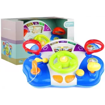 LEAN TOYS Interaktiivne rool lastele Armatuurlaua helid