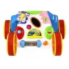 LEAN TOYS Imikute ja väikelaste tõukemänguasi Jõehobu Helid Kõristid Krõbinad Peegel