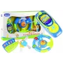 LEAN TOYS Beebiautokomplekt Võtmed Rool Mobiiltelefon Interaktiivne Õppemänguasjade Komplekt