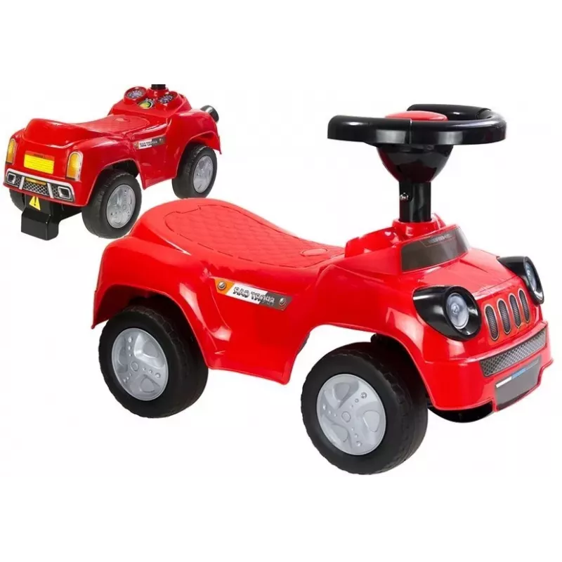 LEAN CARS Sõiduauto Väikelastele Squeaker Sport Red