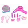 LEAN TOYS Tüdrukute ilukomplekt Juukseaksessuaaride komplekt Realistlik föön kotis