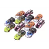 LEAN TOYS Spordiautode komplekt 1:55 hõõrdveoga, 12 värvilist tükki