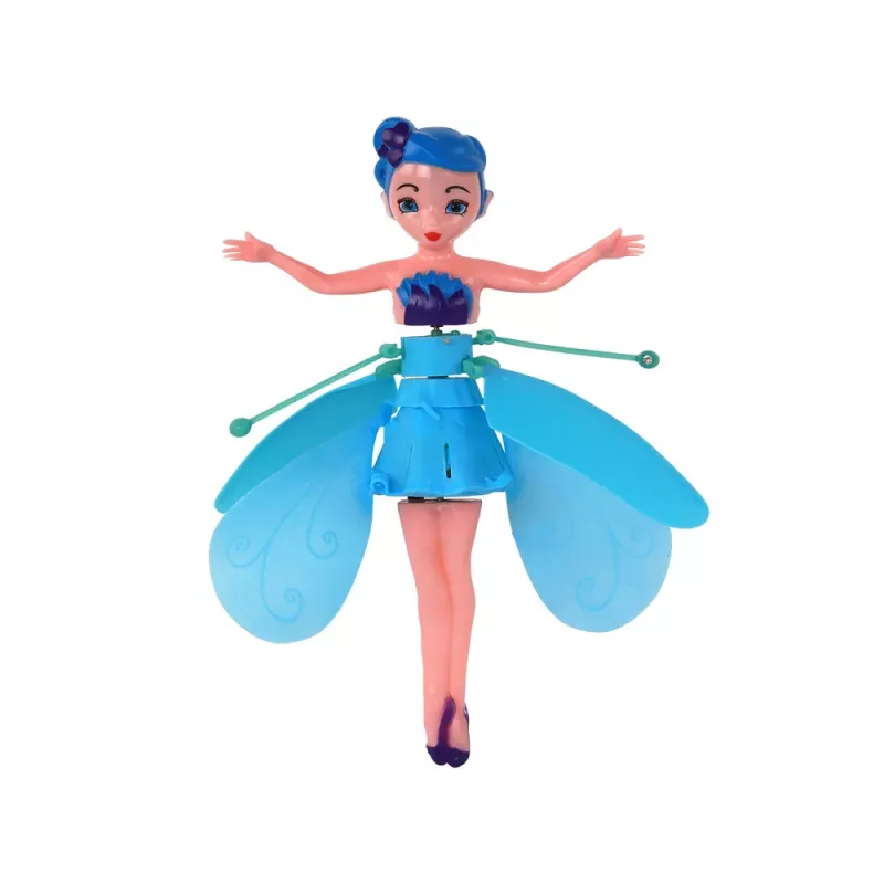 LEAN TOYS Kätega juhitav maagiline sinine haldjas lendav nukk