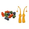 LEAN TOYS Crocodile Fishing Game Magnetic Brown Crocodile