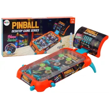 LEAN TOYS Pinball Arcade Game with LED Lights, Sounds, and Scoreboard