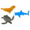 LEAN TOYS Figuuride komplekt Mereelukad Veealune Pingviin Hai Krabi 10 tk