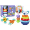 LEAN TOYS Meelelise Mängu Komplekt Koala Torn Harivad Kuubikud Pööratavad