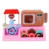 LEAN TOYS Set Donut Shop Confectionery Cash Register Microwave
