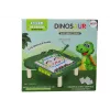 LEAN TOYS Hariv Magnetlaud Dinosauruse Pad Puzzle Rohelised Helmed