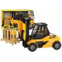 LEAN TOYS Kollane Tõstuk 1:16 Liikuvad Kahvlid Helid Tuled