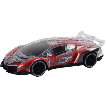 LEAN TOYS Kaugjuhitav RC Sportauto Mõõtkavas 1:16 Punaste Tuledega