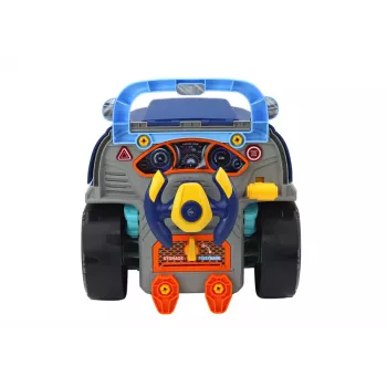 LEAN TOYS Workshop Engine Truck Disassembly DIY Kit Blue