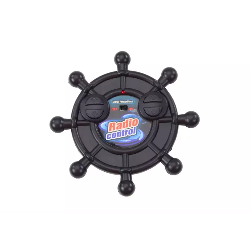 LEAN TOYS Kaugjuhitav Politseipaat RC Sinine 27MHz