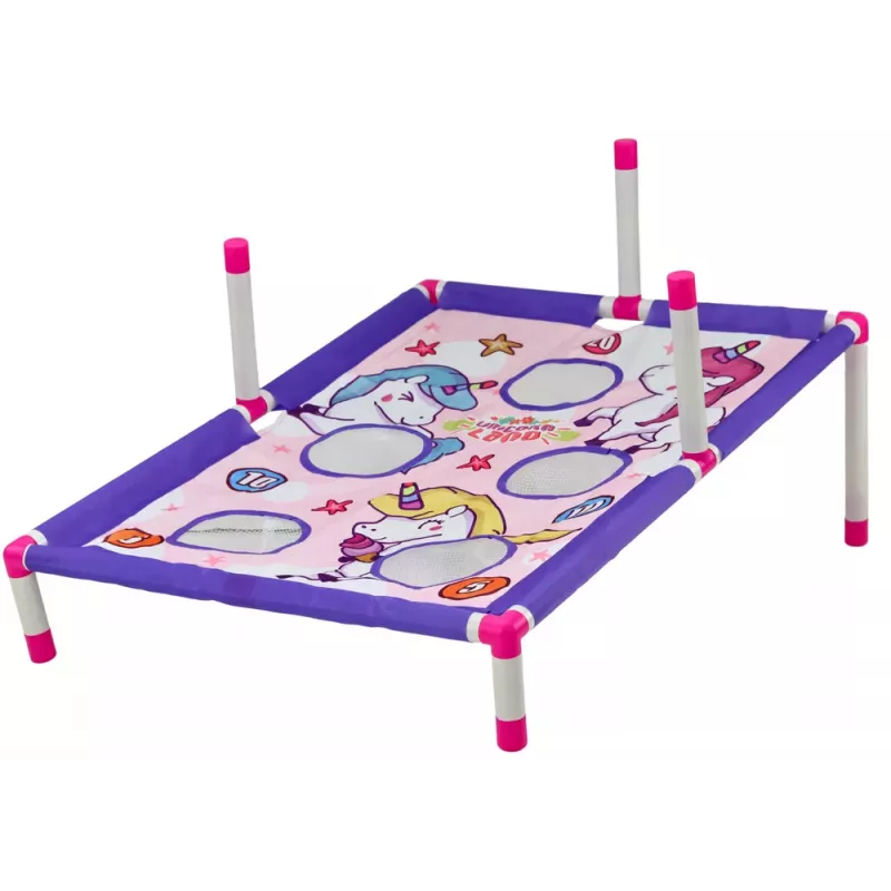 LEAN TOYS Arcade Game Hoop Bag Throw 2in1 Unicorn Board
