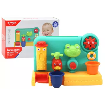 LEAN TOYS Laste vannimänguasi purskkaevuga konnakraan