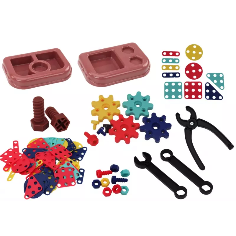 LEAN TOYS 3D Construction Puzzle Bricks In DIY Box Disassembly Drill