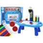 LEAN TOYS Joonistusprojektor lauaga Sinine