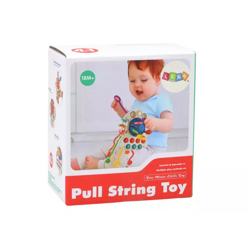 LEAN TOYS Värviline kaheksajalg-hammastusmänguasi imikutele