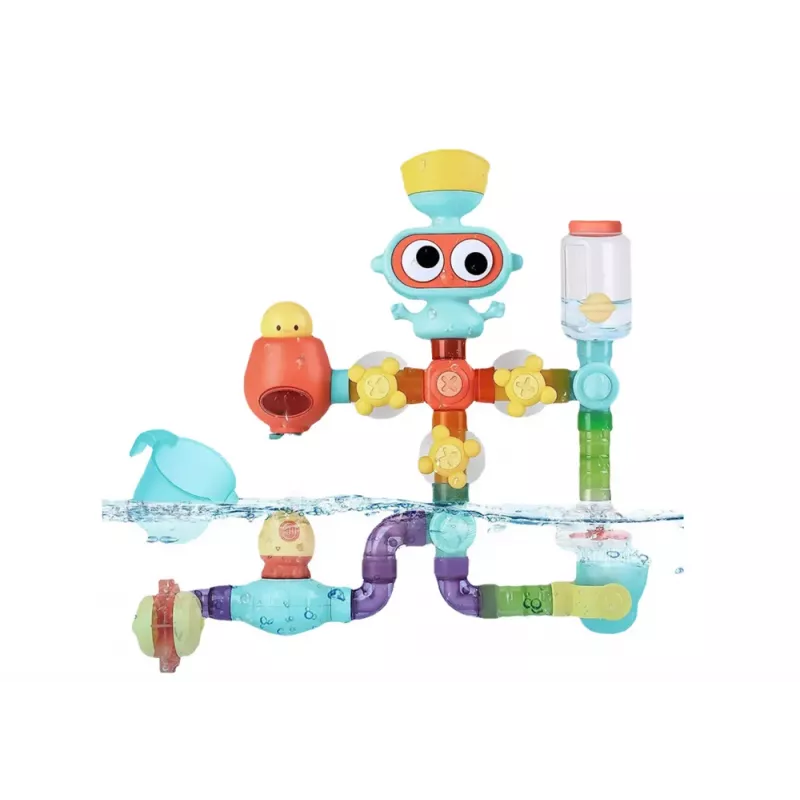 LEAN TOYS Interaktiivne hariv veemänguasi vannitamiseks, Planet Man