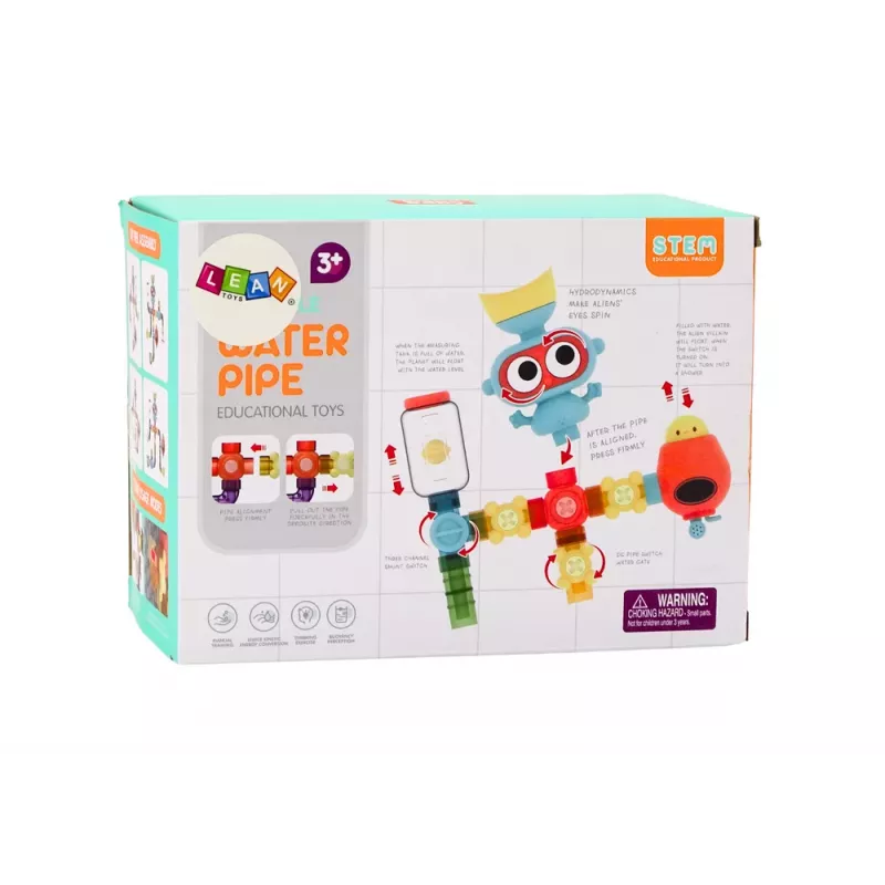 LEAN TOYS Interaktiivne hariv veemänguasi vannitamiseks, Planet Man