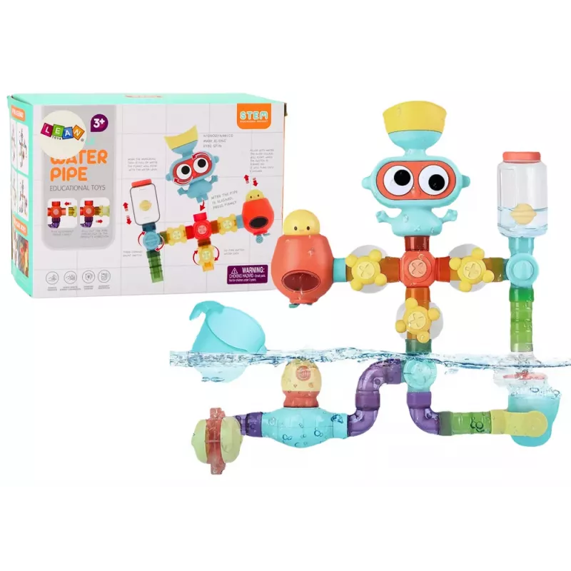LEAN TOYS Interaktiivne hariv veemänguasi vannitamiseks, Planet Man