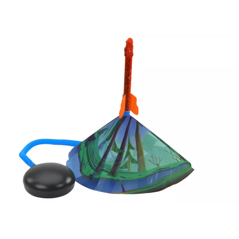 LEAN TOYS Raketimäng Dinosaurused Mets Värviline Push Up