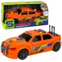 LEAN TOYS Sports Car Racing Lights Sounds Orange 1:16