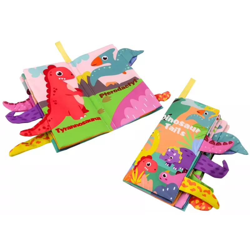 LEAN TOYS Soft Book Animals Dinosaurs Rustling Colorful