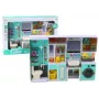 LEAN TOYS Vannitoa mängukomplekt 4in1 Dušš WC Pesumasin Aksessuaarid